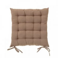 Wadiga Housses De Chaises Et Galettes De Chaises Coussin De Chaise Carré Marron - 40x40x7cm