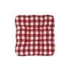 Wadiga Housses De Chaises Et Galettes De Chaises Coussin De Chaise Cuisine Vichy Rouge Et Blanc 45x45cm