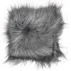 Maison Thuret Housses De Chaises Et Galettes De Chaises Galette De Chaise En Peau De Mouton Islandais Gris 37 X 37 Cm