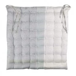 Garnier Thiebaut Housses De Chaises Et Galettes De Chaises Galette De Chaise Enduit Imperméable Beige 38X38