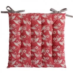 Home Maison Housses De Chaises Et Galettes De Chaises Galette Piquée Esprit Bohème Coton Pivoine 38 X 38