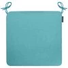 Magma Housses De Chaises Et Galettes De Chaises Galettes De Chaises Confort Exterieur à Nouer Turquoise-Lot De 4-44x44
