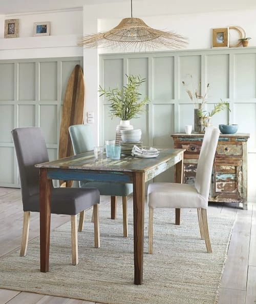 Maisons Du Monde Housses De Chaises Et Galettes De Chaises Housse De Chaise En Lin Lavé Grise – Image 5