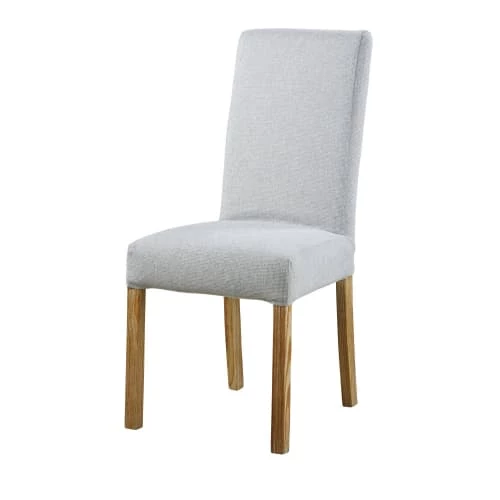 Maisons Du Monde Housses De Chaises Et Galettes De Chaises Housse De Chaise Gris Perle