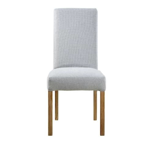 Maisons Du Monde Housses De Chaises Et Galettes De Chaises Housse De Chaise Gris Perle – Image 2