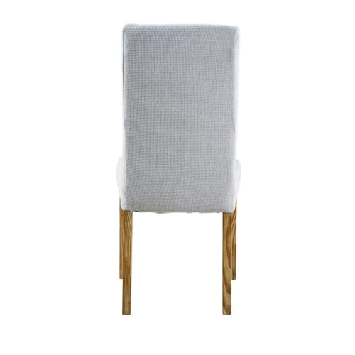 Maisons Du Monde Housses De Chaises Et Galettes De Chaises Housse De Chaise Gris Perle – Image 3