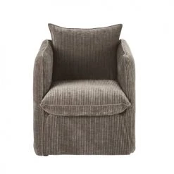 Maisons Du Monde Housses De Fauteuil Housse De Fauteuil En Velours Côtelé Marron